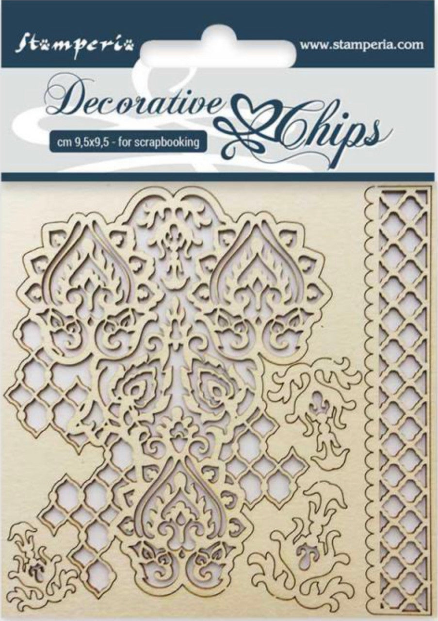 Stamperia Decorative Chips Winter Tales